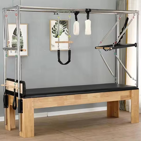 Yoga Fitness Pilates Reformer - Klasyczne łóżko do ćwiczeń, profesjonalne łóżko