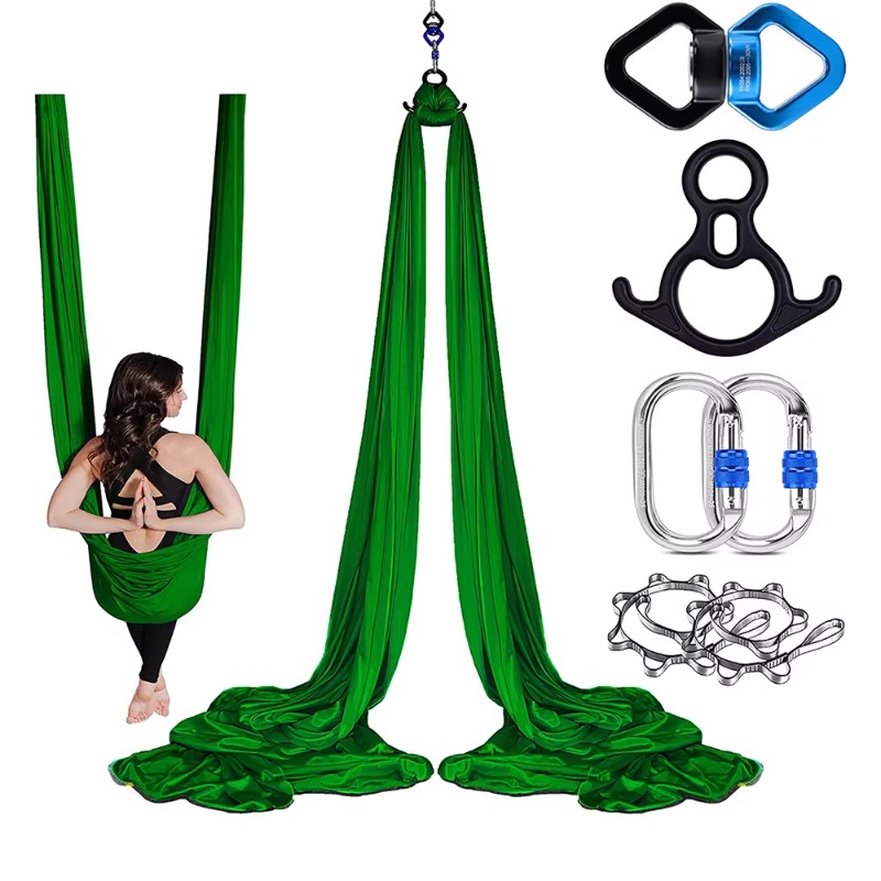 Yoga And Fitness Studio - Wygodny, regulowany hamak do jogi na