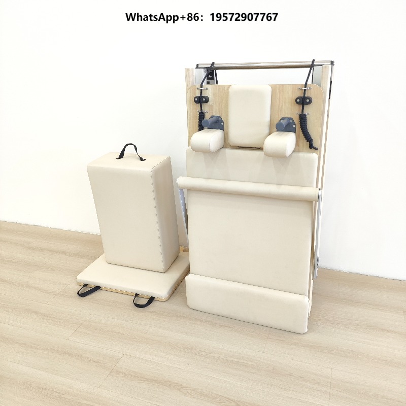 Yoga Fitness Pilates Reformer - Drewniane składane łóżko do ćwiczeń jogi