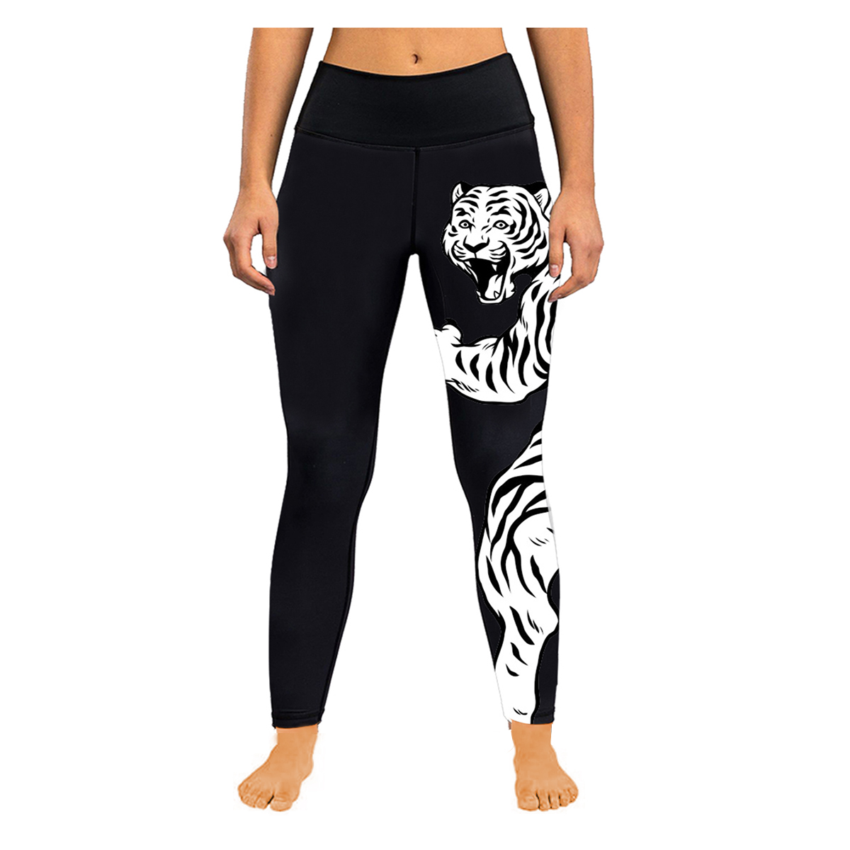 Yoga Fitness Fit Club - Damskie spodnie do jogi, legginsy sportowe