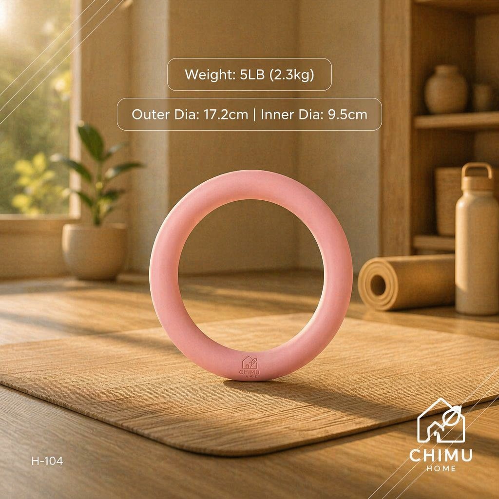 Yoga Fitness Ring - 【CHIMU HOME】 Silikonowy pierścień do jogi