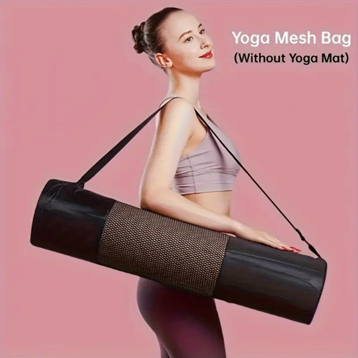 Yoga Fitness Matte - Oddychająca siatkowa torba do przechowywania maty
