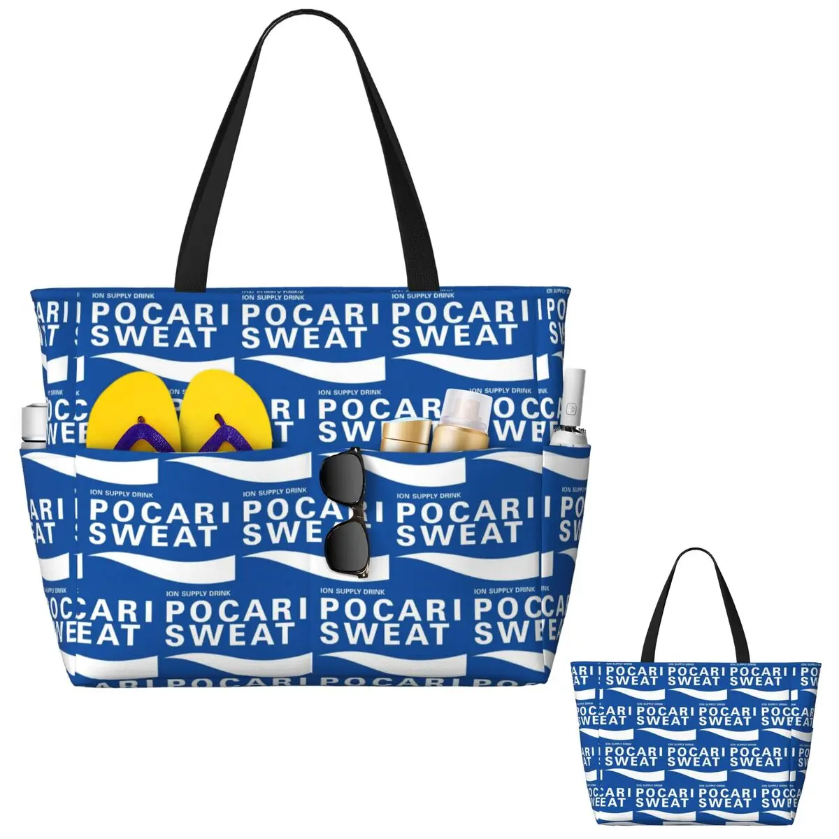 Yoga Fitness Merch - Torba plażowa Pocari Sweat, torba sportowa,