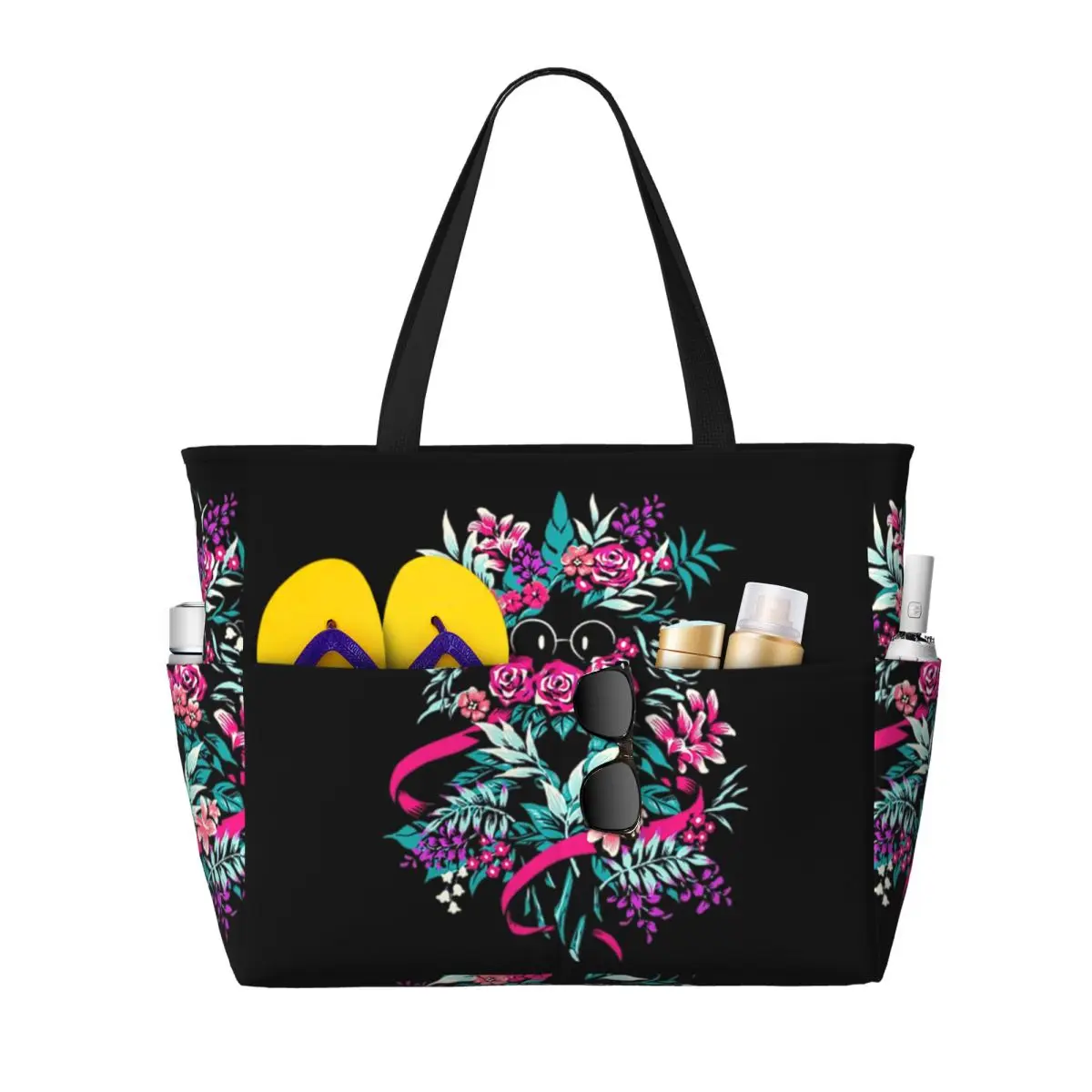 Yoga Fitness Merch - Torba Deltarune Spamton Merch Ralsei Floral