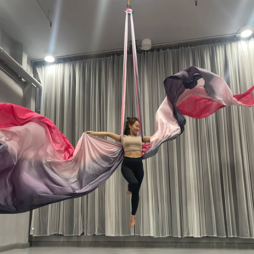 Yoga And Fitness Studio - 10m Jedwabne hamaki do aerial jogi