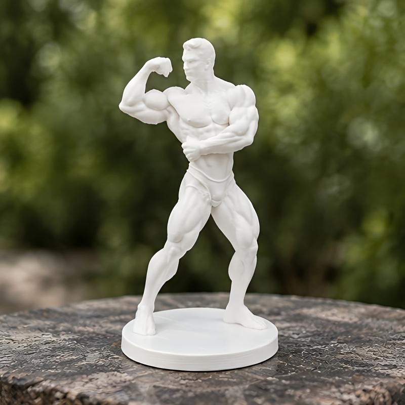 Yoga And Fitness Studio - 1/2-częściowa figurka trenera fitness, symbolizująca siłę