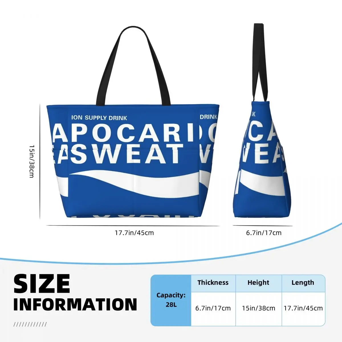 Torba plażowa Pocari Sweat, to – Yoga Fitness Merch recenzja i cena