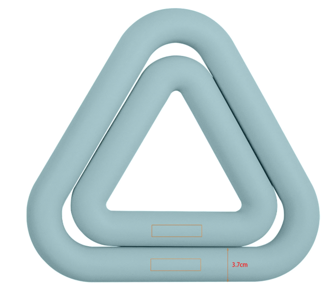 Trójkątne żelazne kółka do jog – Yoga Fitness Ring recenzja i cena