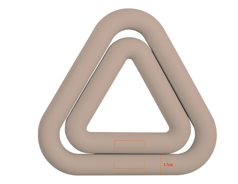 Trójkątne żelazne kółka do jog – Yoga Fitness Ring recenzja i cena