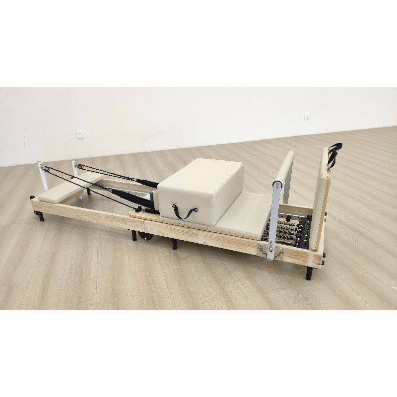 Drewniane składane łóżko do ćw – Yoga Fitness Pilates Reformer recenzja i cena