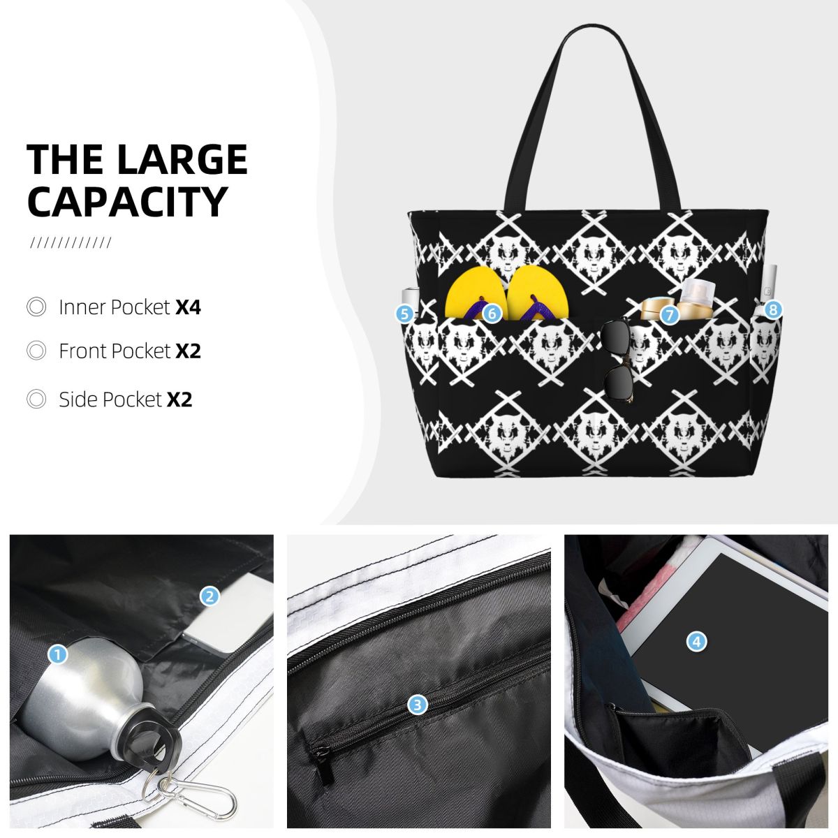 Torba plażowa z logo Xavier Wu – Yoga Fitness Merch recenzja i cena
