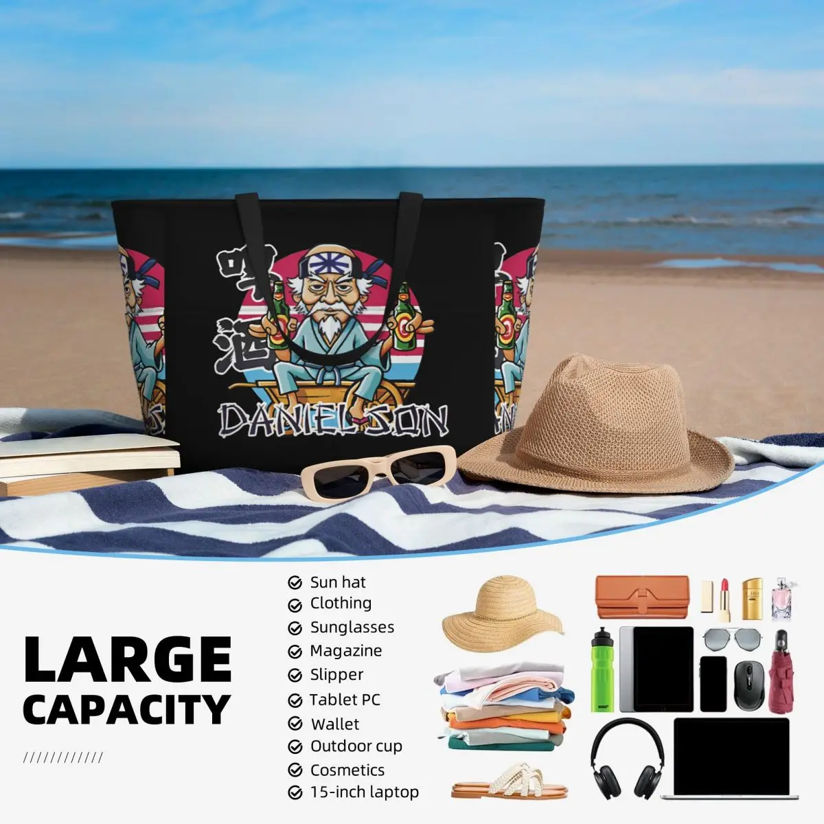 Torba plażowa z motywem Brady  – Yoga Fitness Merch recenzja i cena