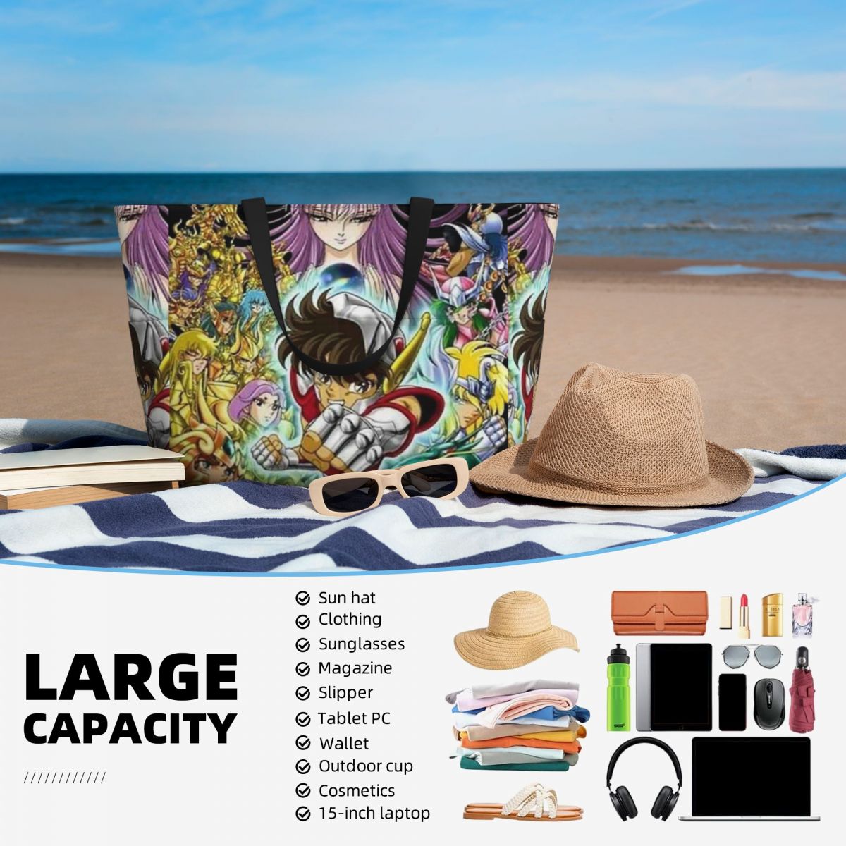 Torba plażowa Seiya Knights Me – Yoga Fitness Merch recenzja i cena