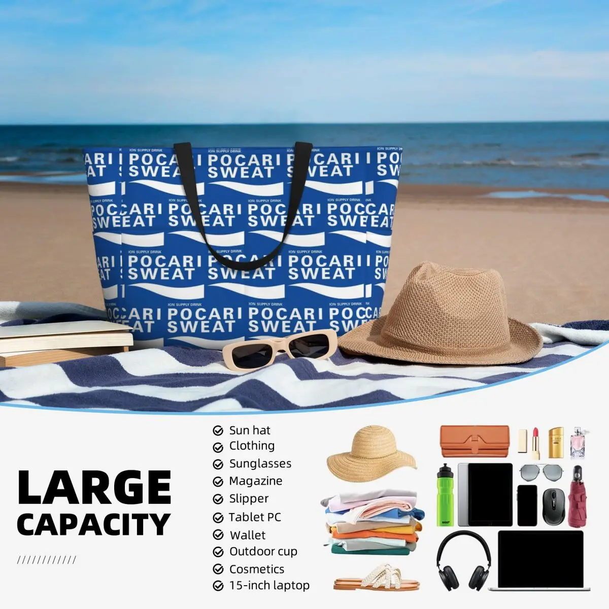 Torba plażowa Pocari Sweat, to – Yoga Fitness Merch recenzja i cena