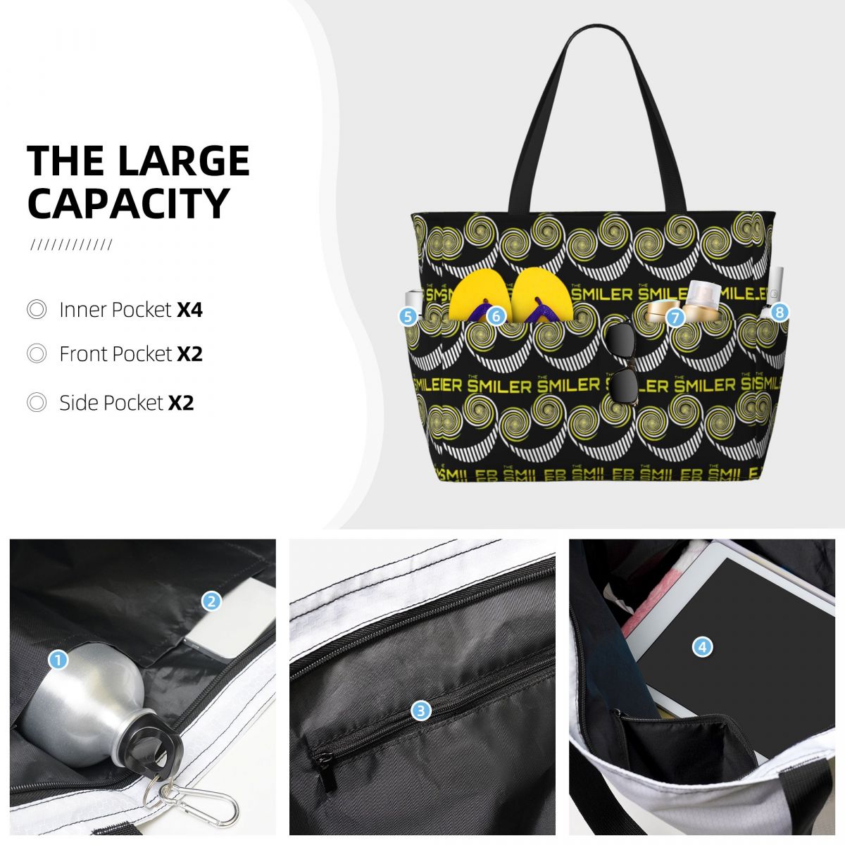 Torba Plażowa The Smiler Alton – Yoga Fitness Merch recenzja i cena