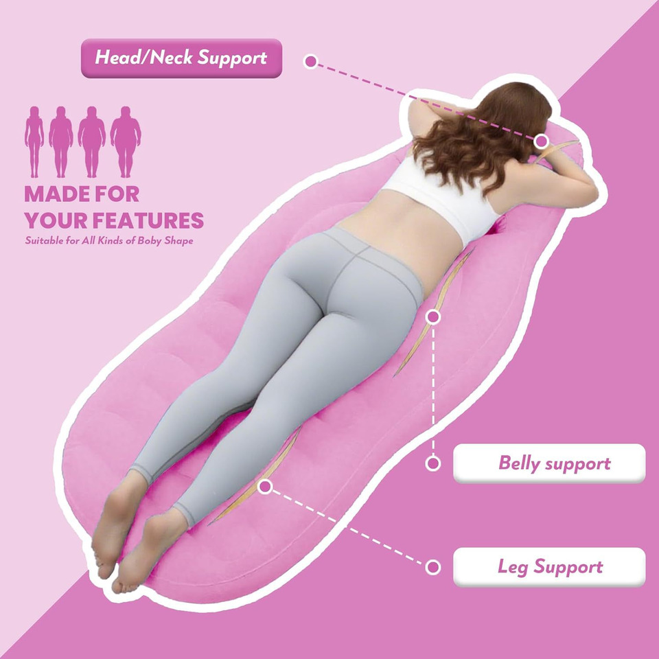Nadmuchiwana poduszka ciążowa  – Yoga Fitness Matte recenzja i cena