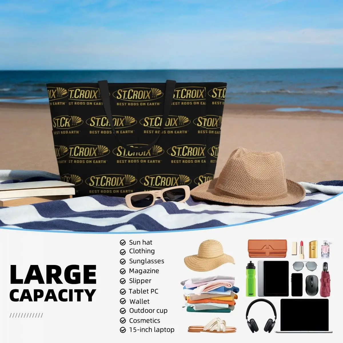 Torba Plażowa Life Love St Cro – Yoga Fitness Merch recenzja i cena