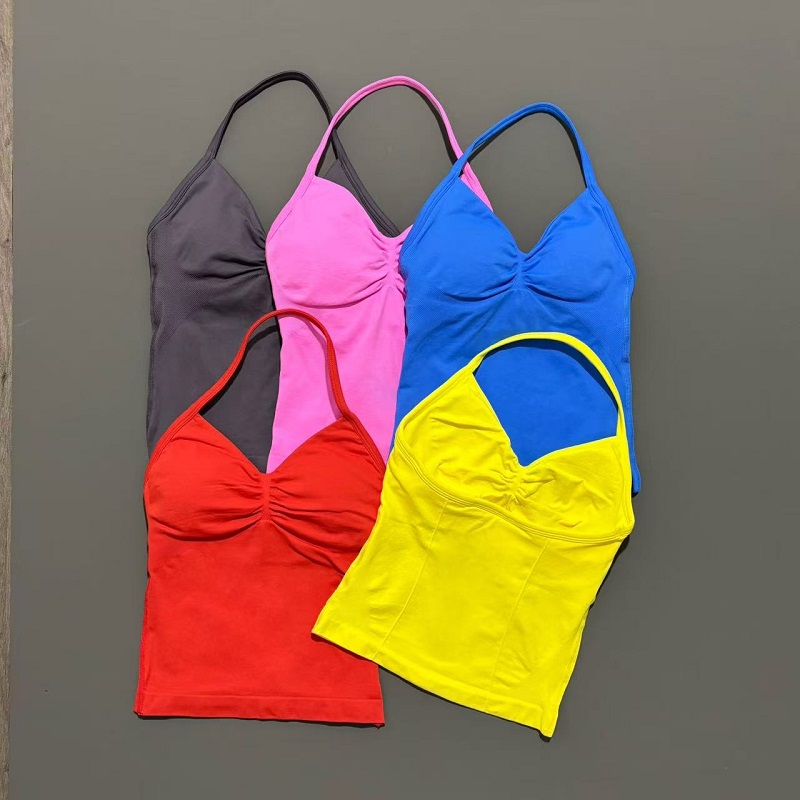 Damskie bezszwowe topy sportow – Yoga Fitness Matte recenzja i cena