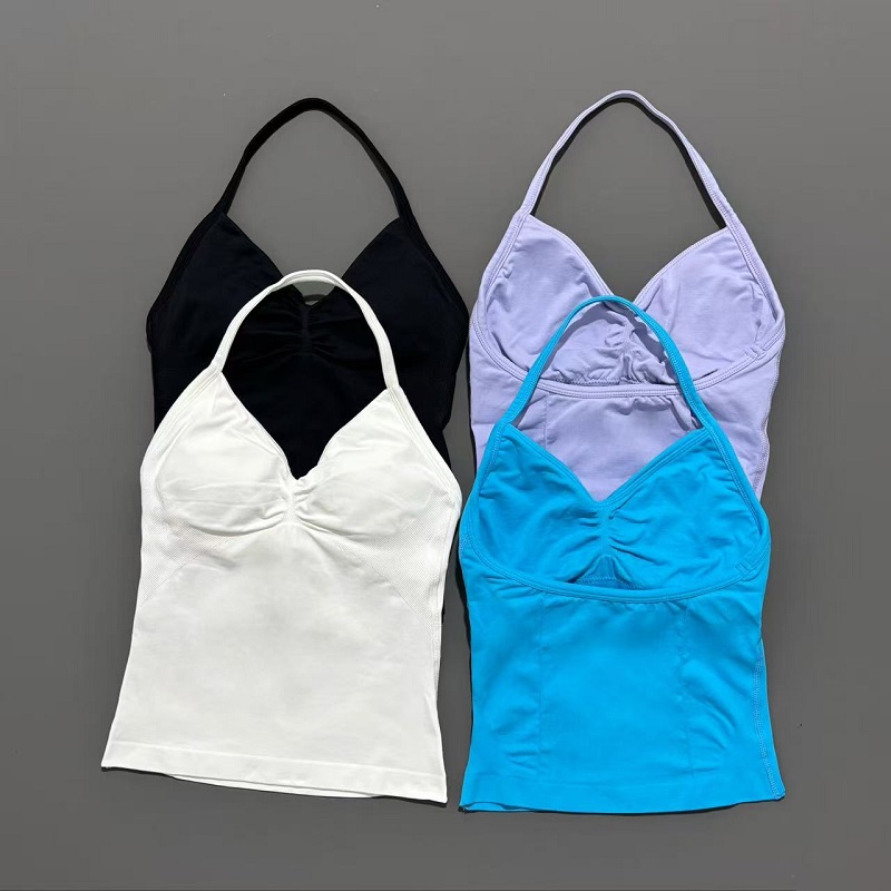 Damskie bezszwowe topy sportow – Yoga Fitness Matte recenzja i cena