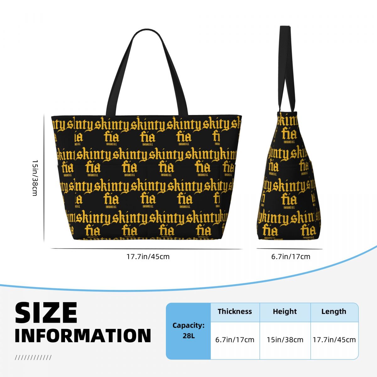 Torba plażowa Fontaines DC Mer – Yoga Fitness Merch recenzja i cena