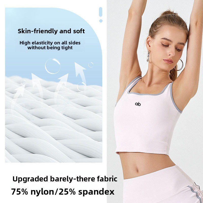 Damski letni prążkowany top do – Yoga Fitness Matte recenzja i cena