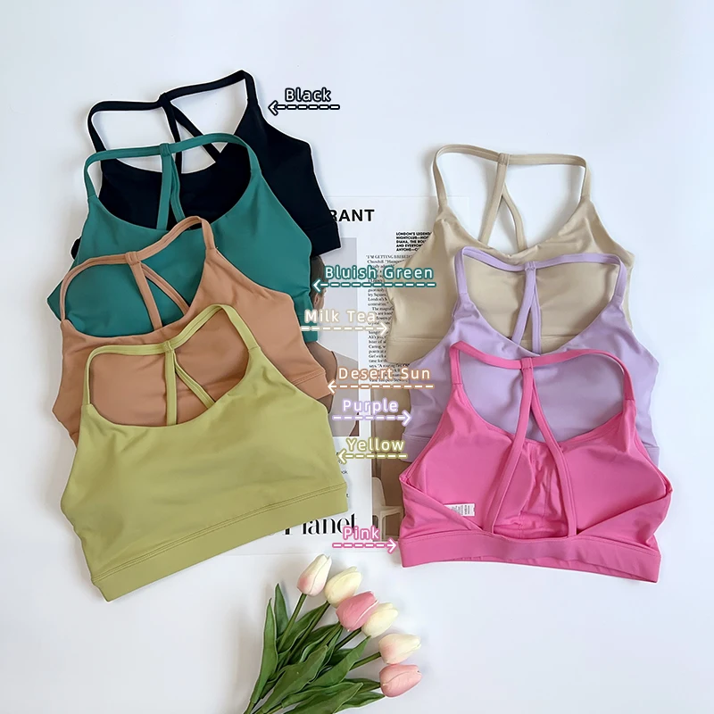 Biustonosz sportowy damski w j – Yoga Fitness Matte recenzja i cena