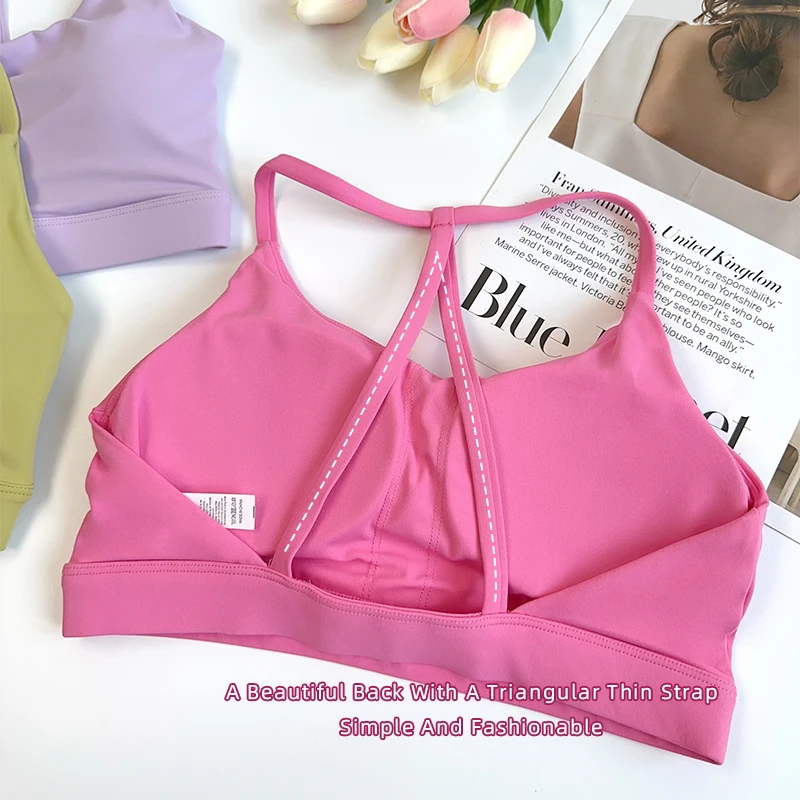 Biustonosz sportowy damski w j – Yoga Fitness Matte recenzja i cena