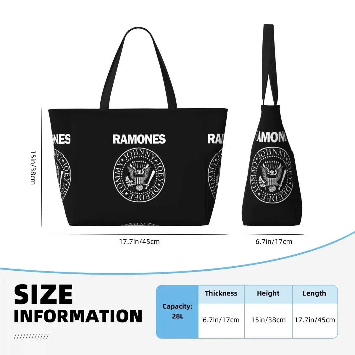 Torba plażowa Ramone Merch, to – Yoga Fitness Merch recenzja i cena