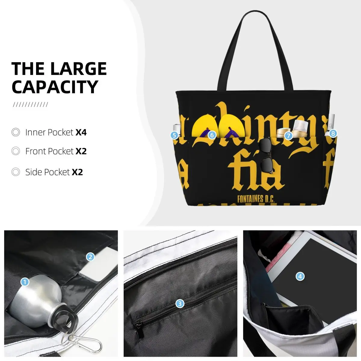 Torba plażowa Fontaines DC Mer – Yoga Fitness Merch recenzja i cena