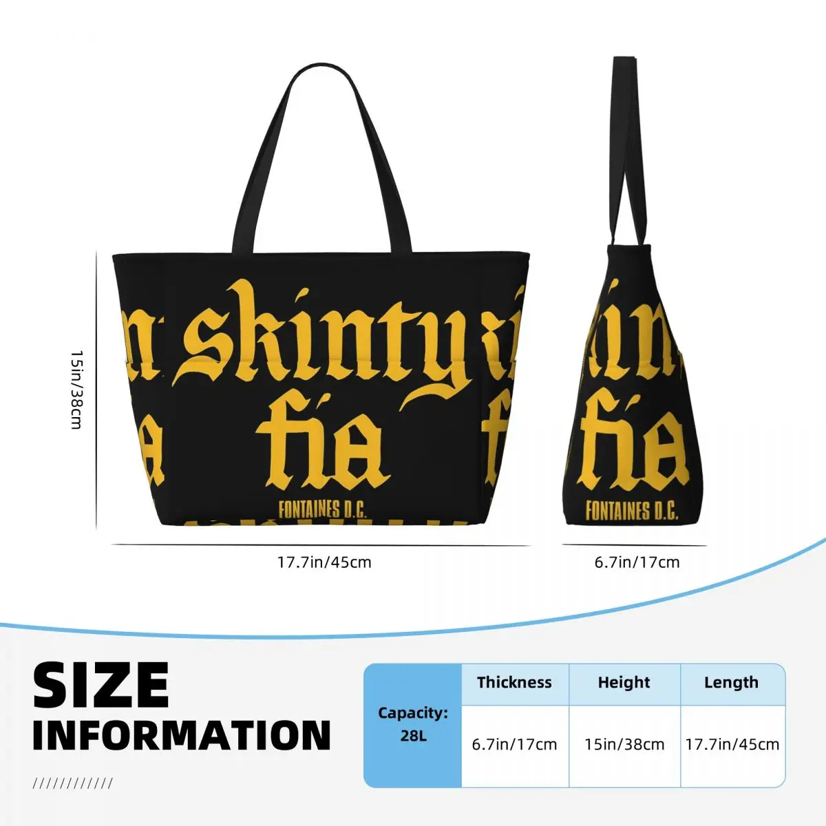 Torba plażowa Fontaines DC Mer – Yoga Fitness Merch recenzja i cena
