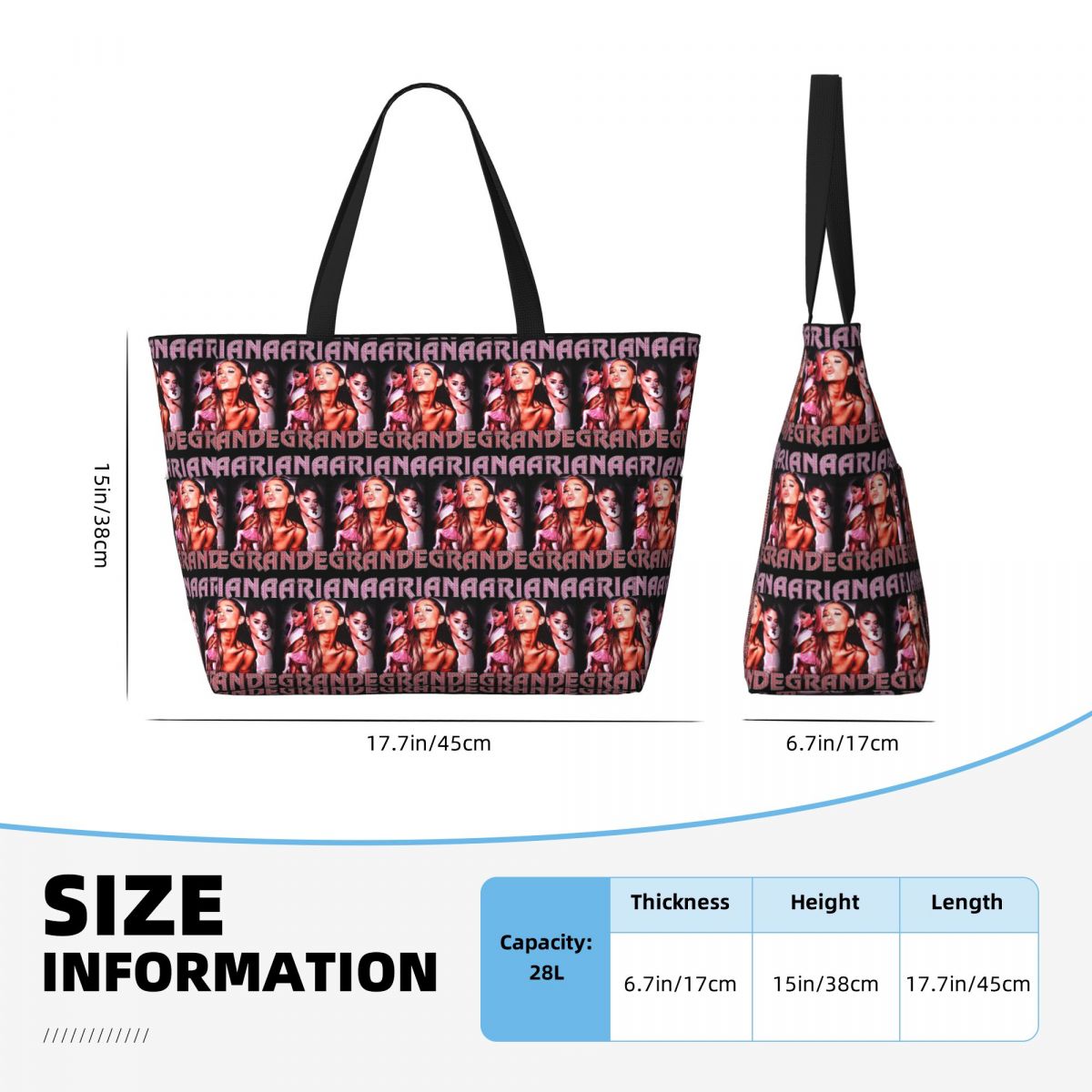 Ariana Grande Piosenkarka Tak  – Yoga Fitness Merch recenzja i cena